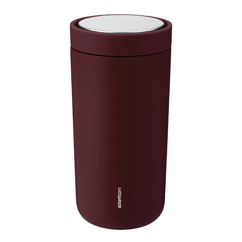 Läs mer om Stelton - To Go Click termomugg 40 cl berry