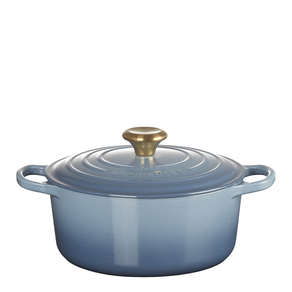 Le Creuset – Signature Gjutjärnsgryta rund 24 cm 4,2 L Chambray