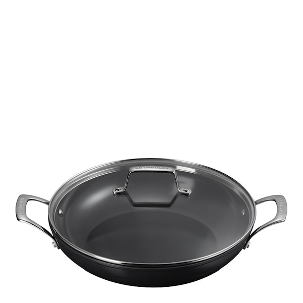 ENSC traktörpanna med glaslock 3,7 L 30 cm black