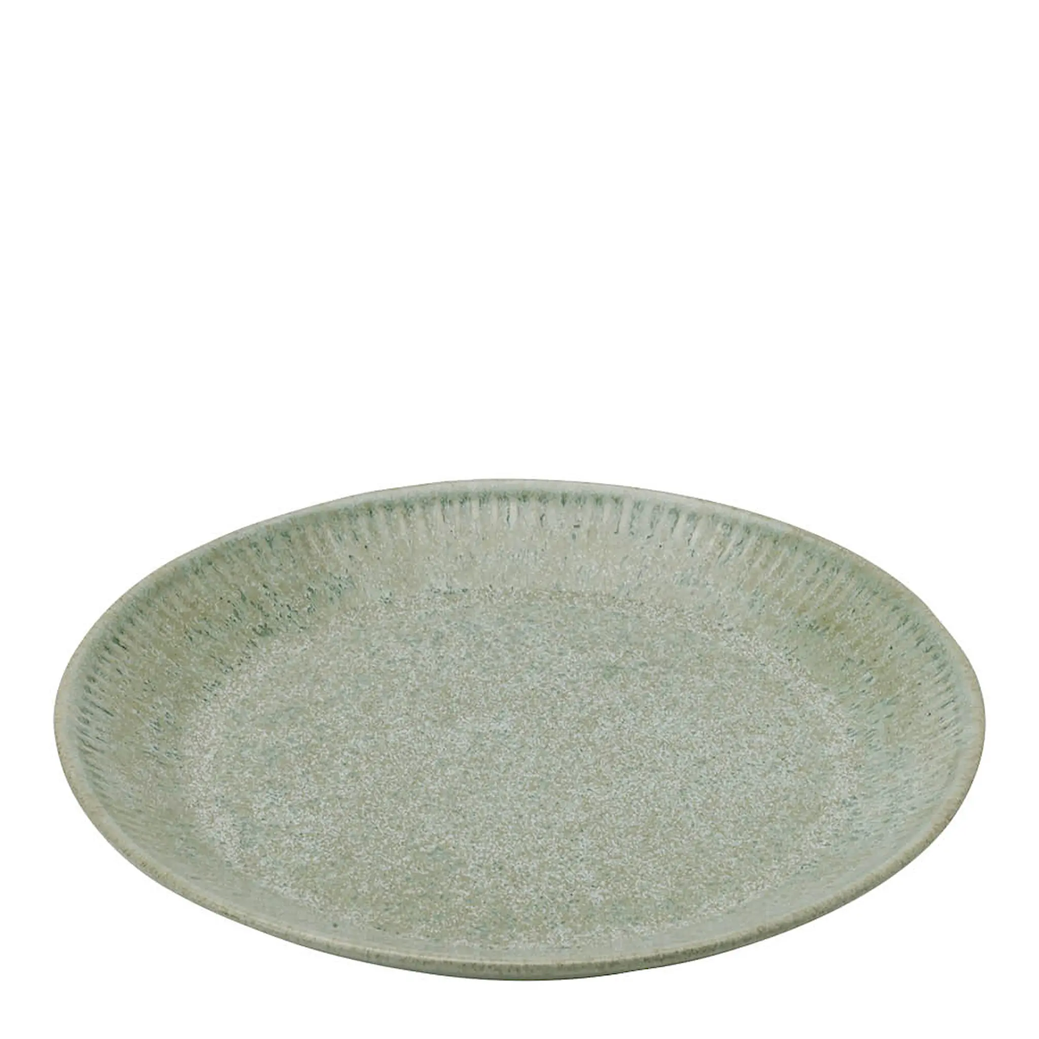 Knabstrup Keramik Knabstrup tallerken 19 cm olive