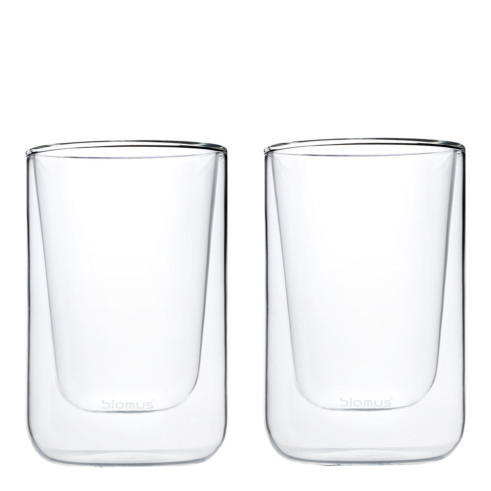 Blomus - Nero Cappuccinoglas isolerande 25 cl 2-pack