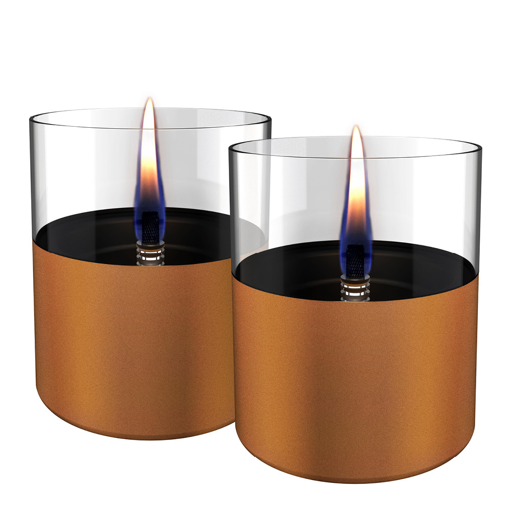 Tenderflame – Lilly bordslampa 10 cm 2-pack koppar