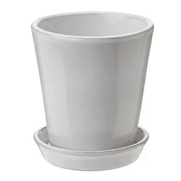 Knabstrup Keramik Knabstrup Viljelyruukku 10,5x12 cm Valkoinen