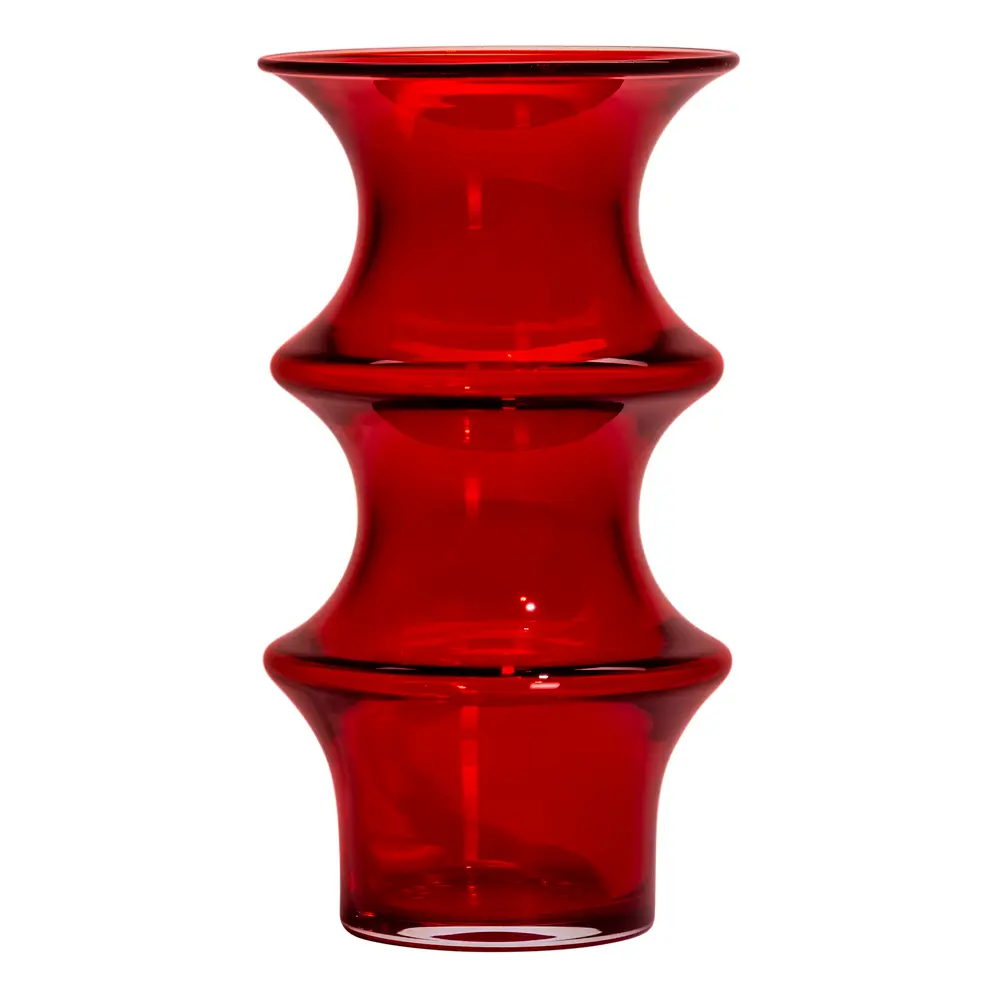 Pagod vase 255 mm rød
