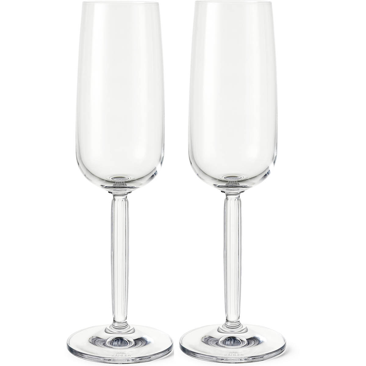 Kähler – Hammershøi Champagneglas 24 cl 2-pack Klar