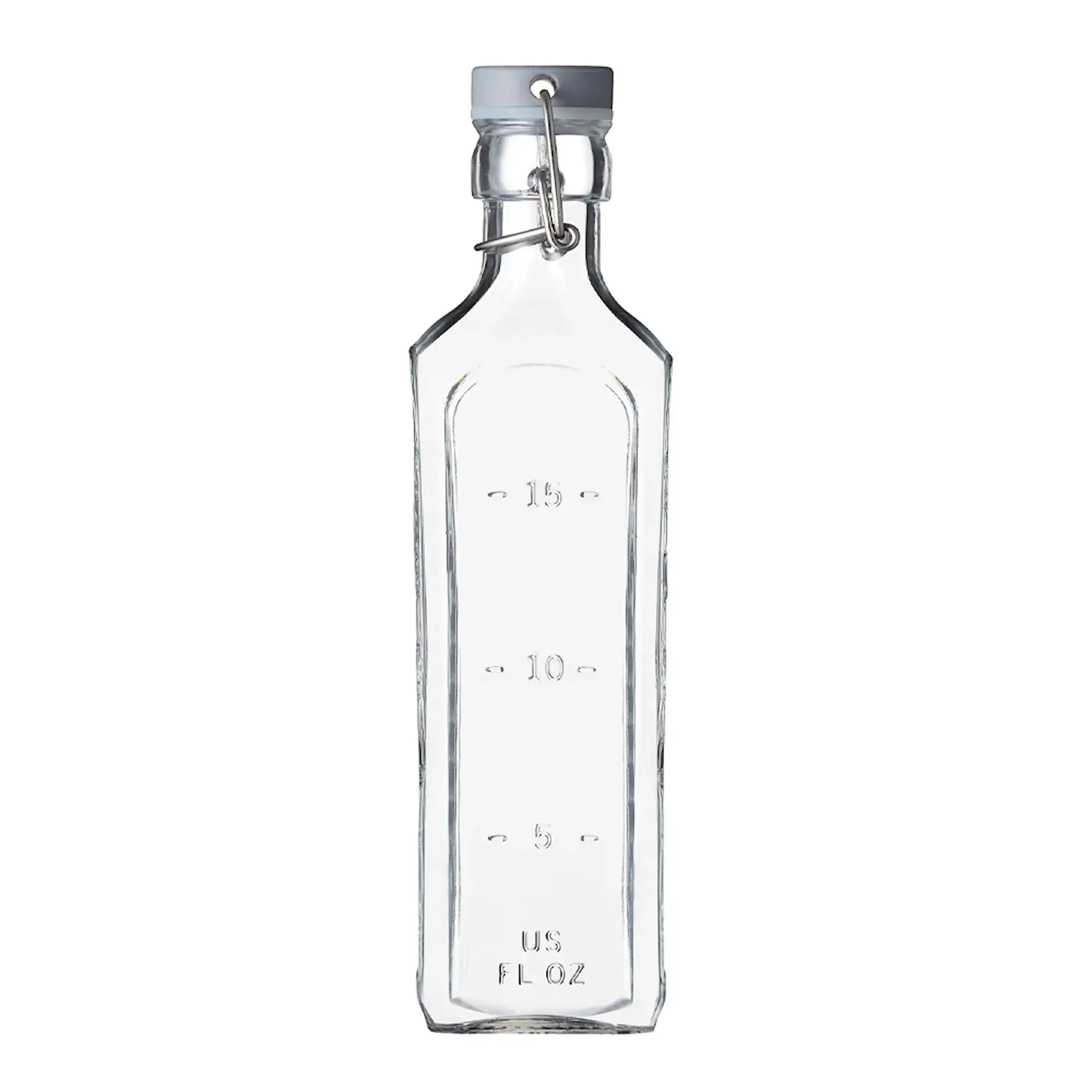 Kilner Clip Top Flaska Fyrkantig Bygellock 0,6 L Klar