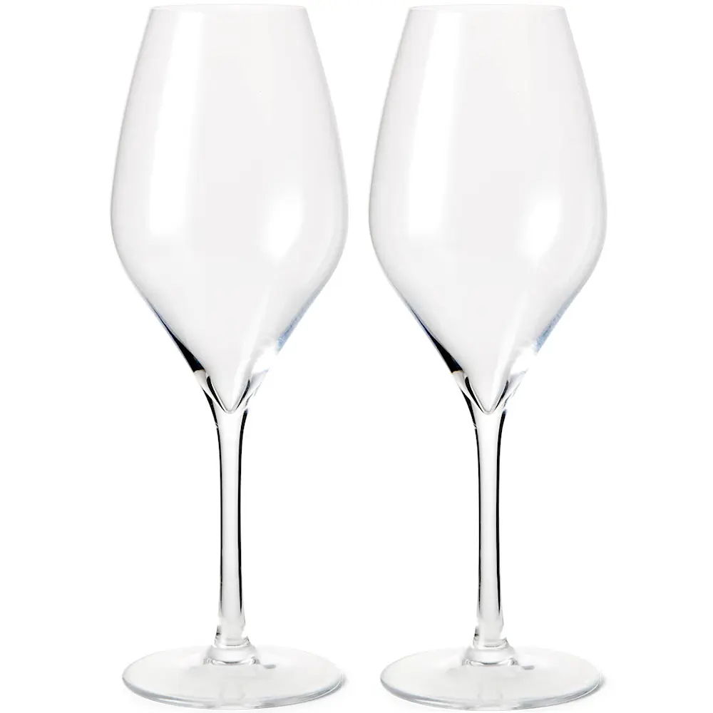 Premium champagneglass 37 cl 2 stk klar