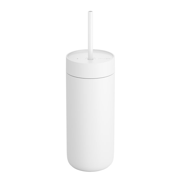 Carter Cold tumbler med sugrör 590 ml vit