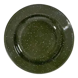 Sagaform Doris emaljetallerken 20 cm grønn