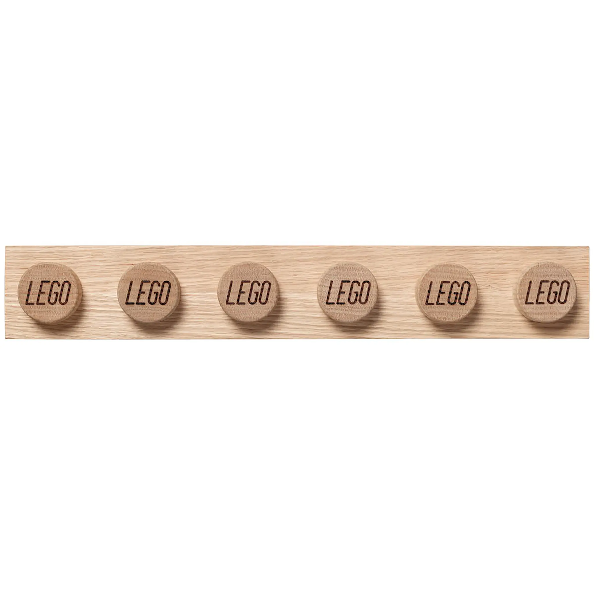 Lego Wooden collection LEGO® 1x6 bokhylle såpet eik