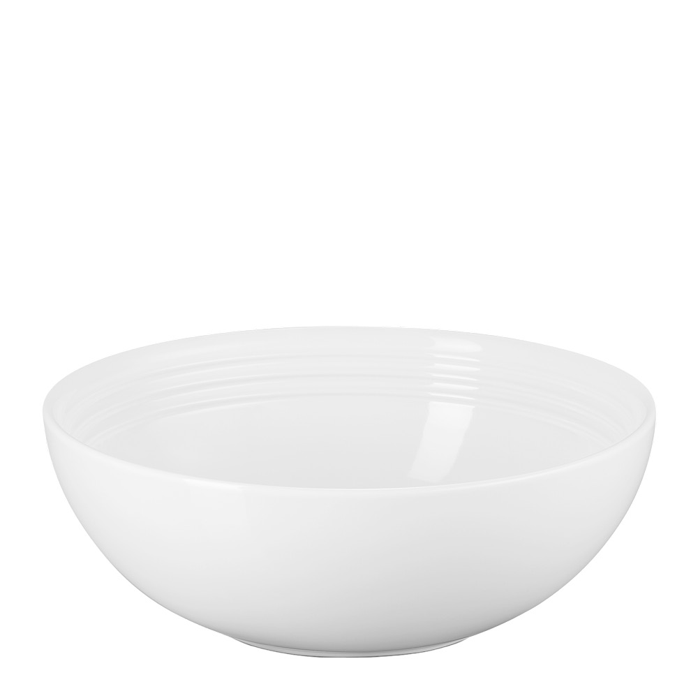 Le Creuset – Signature serveringsskål 24 cm 2,2 L white