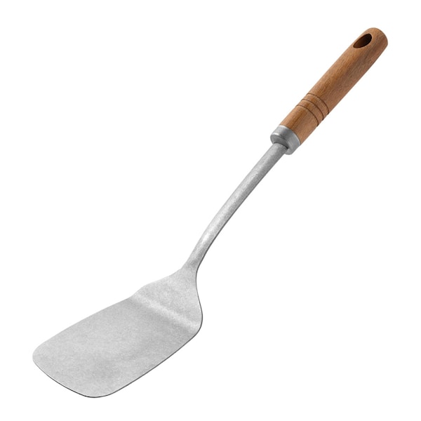 Signerat stekspade 35 cm akaciaträ/borstad stål