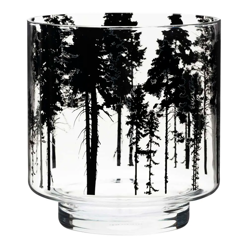 Nordic lanterne/vase skogen 17 cm