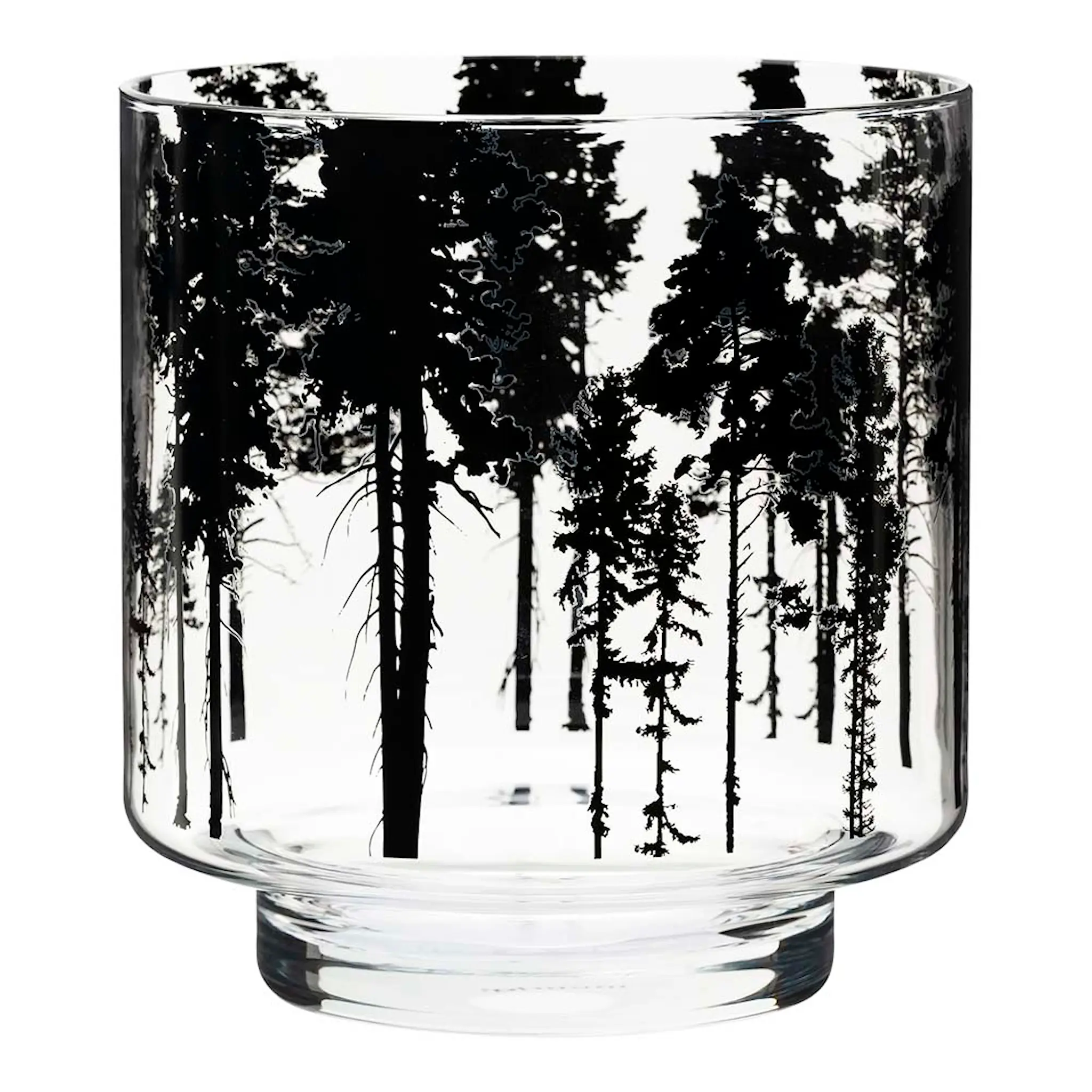 Muurla Nordic lanterne/vase skogen 17 cm