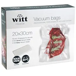 Witt Premium Vakuumpåsar 20*30cm 50 Stk