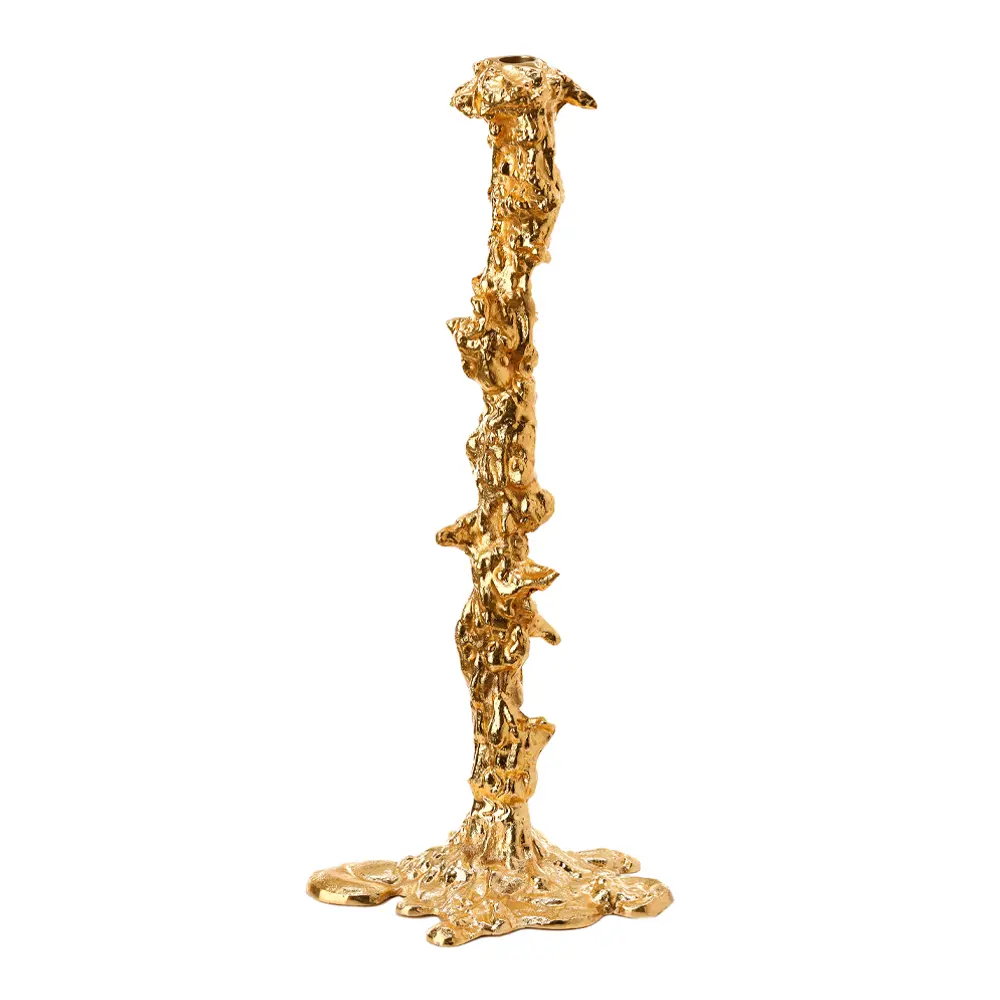 Drip Kynttilänjalka 50 cm Kulta