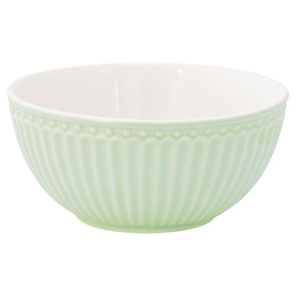 GreenGate – Everyday Alice frukostskål 45 cl pale green