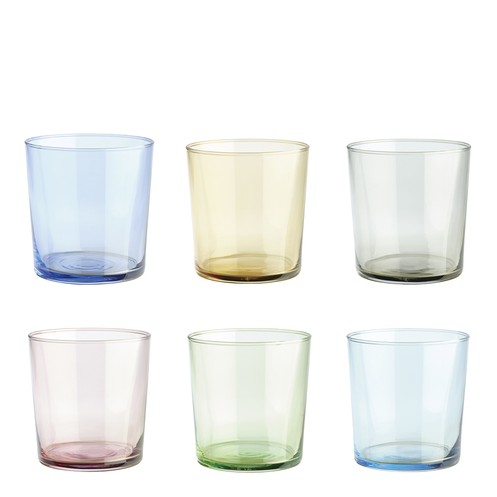 aida-vattenglas-34-5-cl-mixade-farger-6-pack