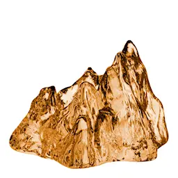 Kosta Boda The Rock lyslykt 9,1 cm bronse