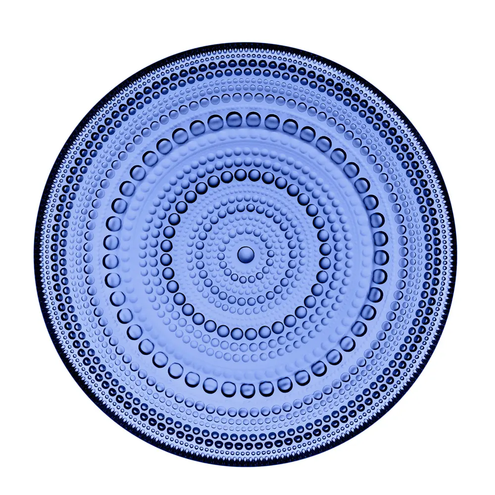 Kastehelmi tallerken 17 cm ultramarinblå