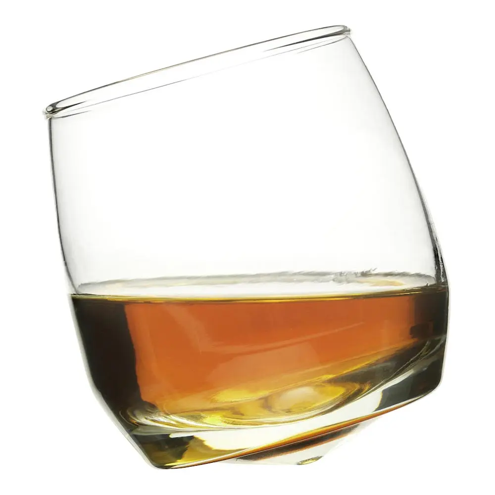 Bar whiskyglass med avrundet bunn 6 stk