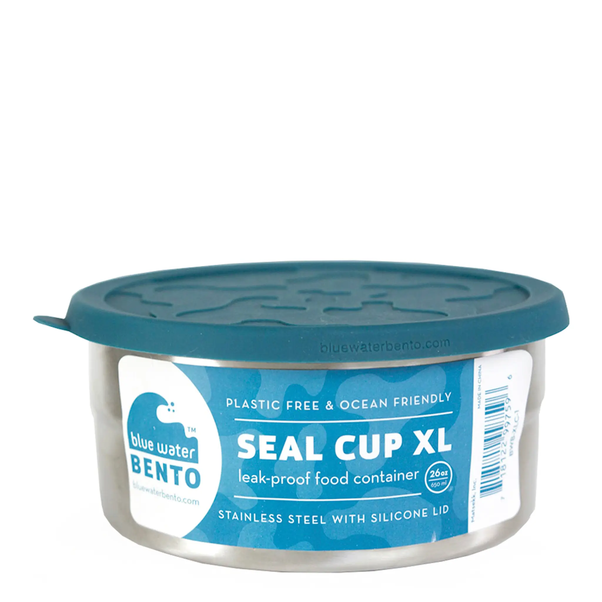 ECO lunchbox Seal Cup Rund burk XL 15,5 cm Blå