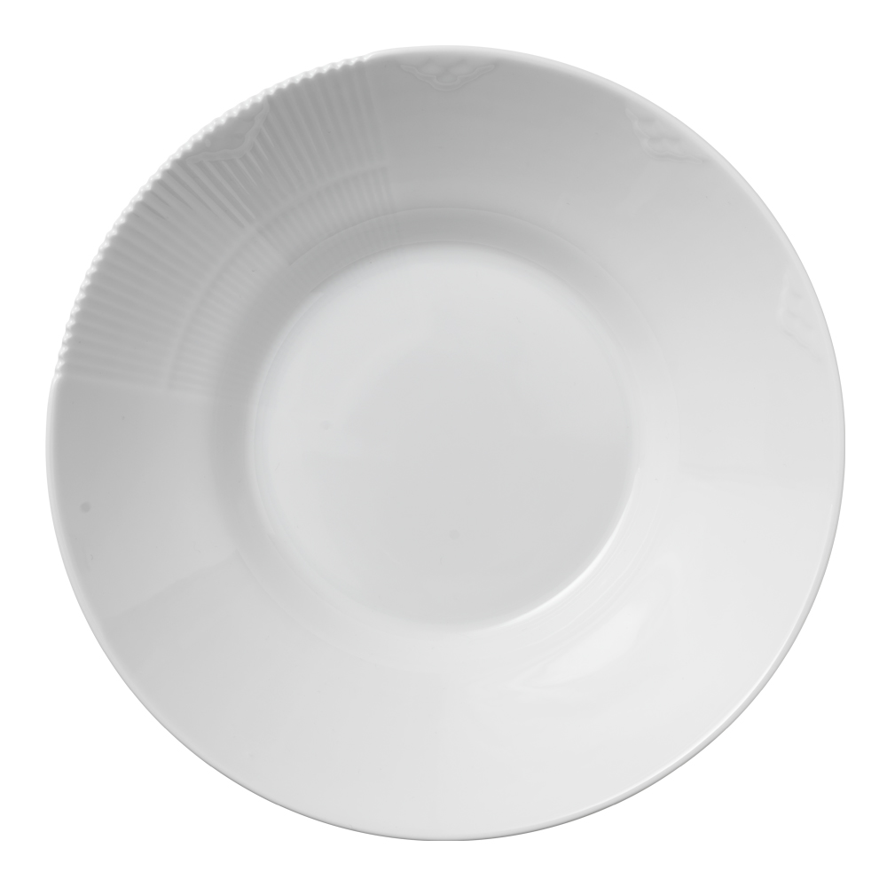 Royal Copenhagen – White Elements Tallrik djup 25 cm