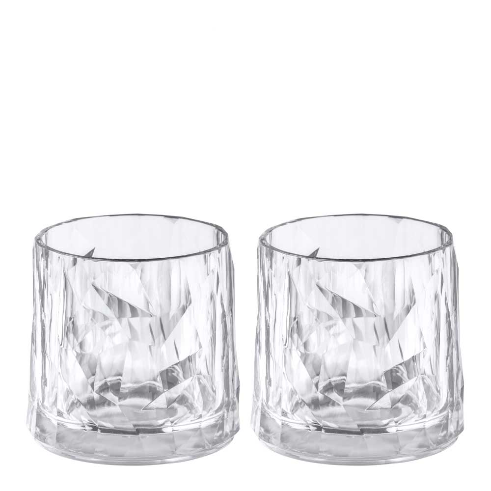 Koziol – Club Tumblerglas 25 cl 2-pack Klar