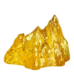 Kosta Boda The Rock Kynttilälyhty 9,1 cm Keltainen