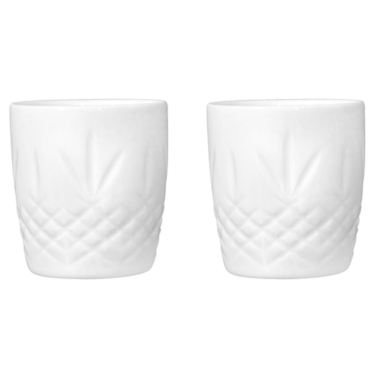 Frederik Bagger – Crispy Porcelain Mugg 28,5 cl 2-pack Vit