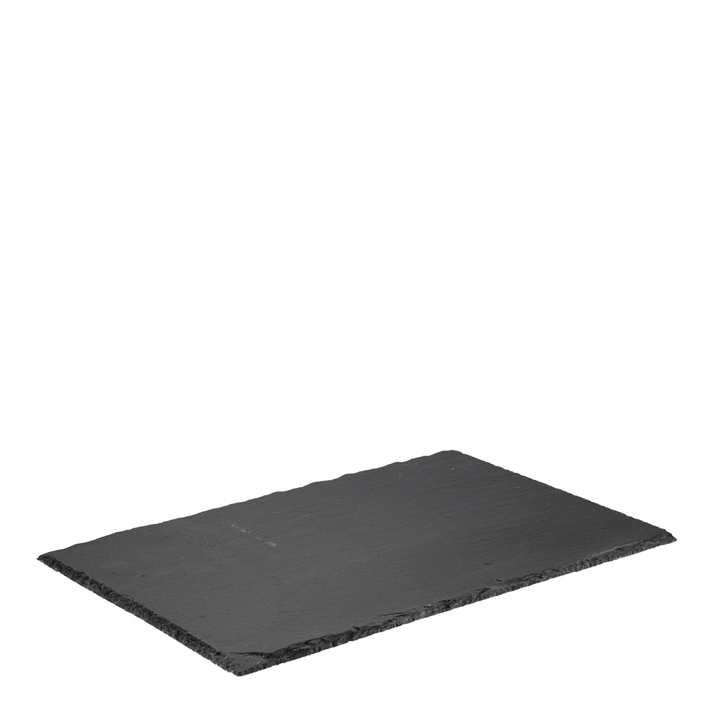 Modern House - Slate serveringsfat 35x25 cm svart