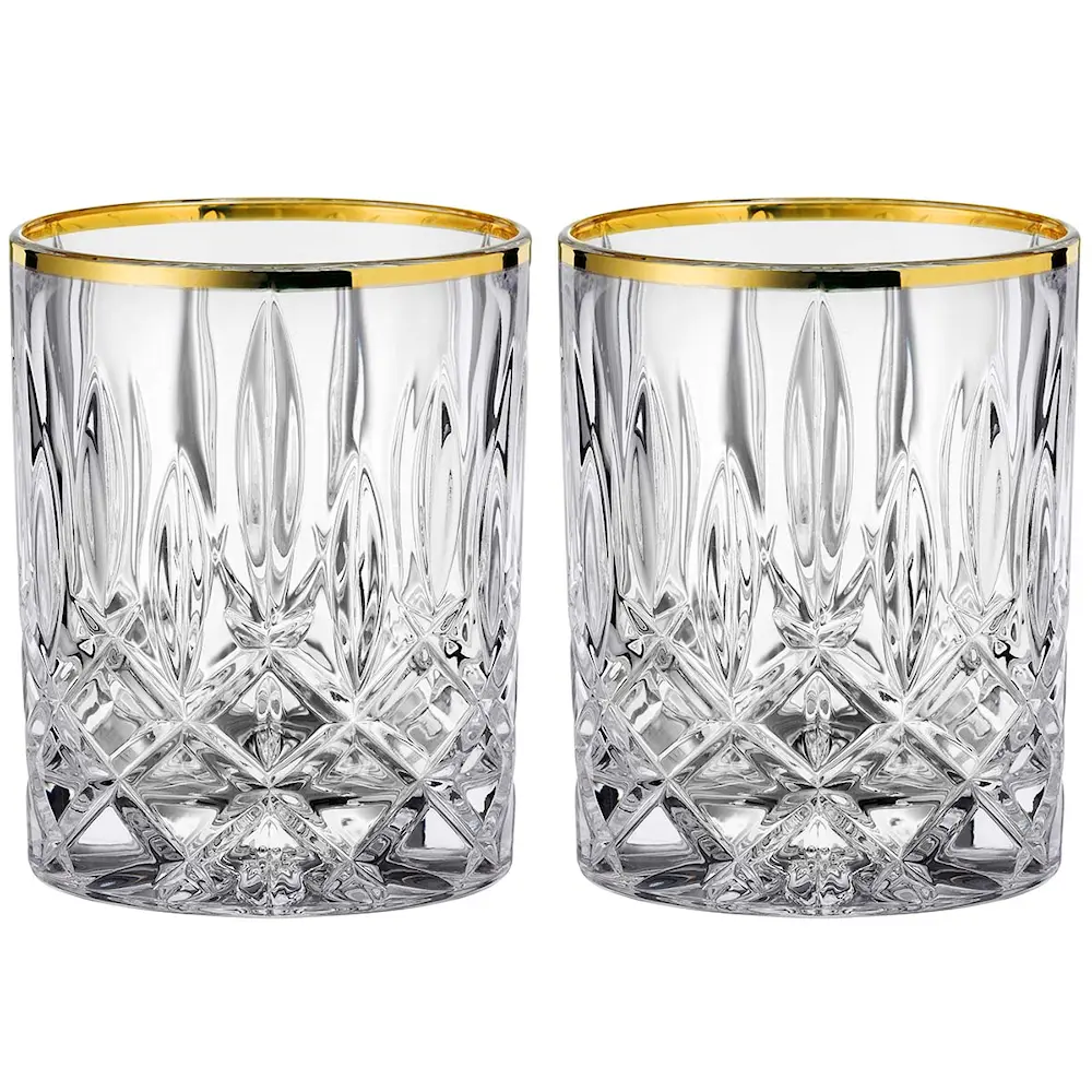 Noblesse whiskyglass 29,5 cl 2 stk gold