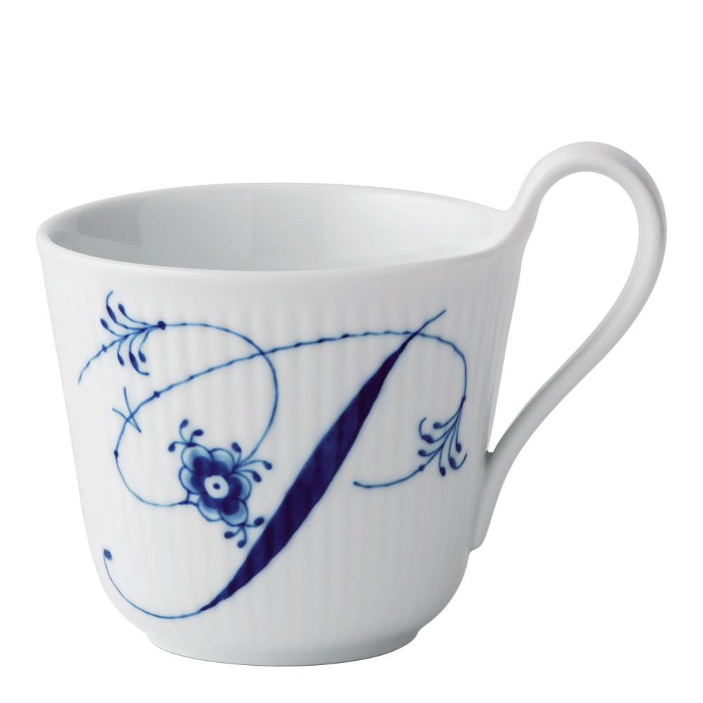 Royal Copenhagen – Blue Fluted Pl Alphabet Mugg 33 cl P