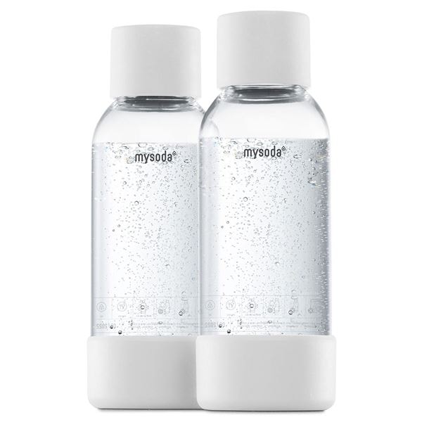 Flaska till Kolsyremaskin 2-pack 0,5 L White