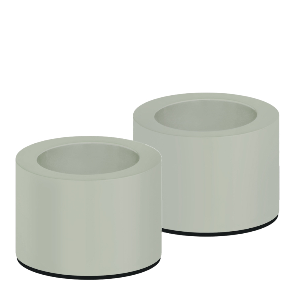 Läs mer om Uyuni Lighting - Taper Candles ljusstake 3,2x2,3 cm 2-pack dusty green