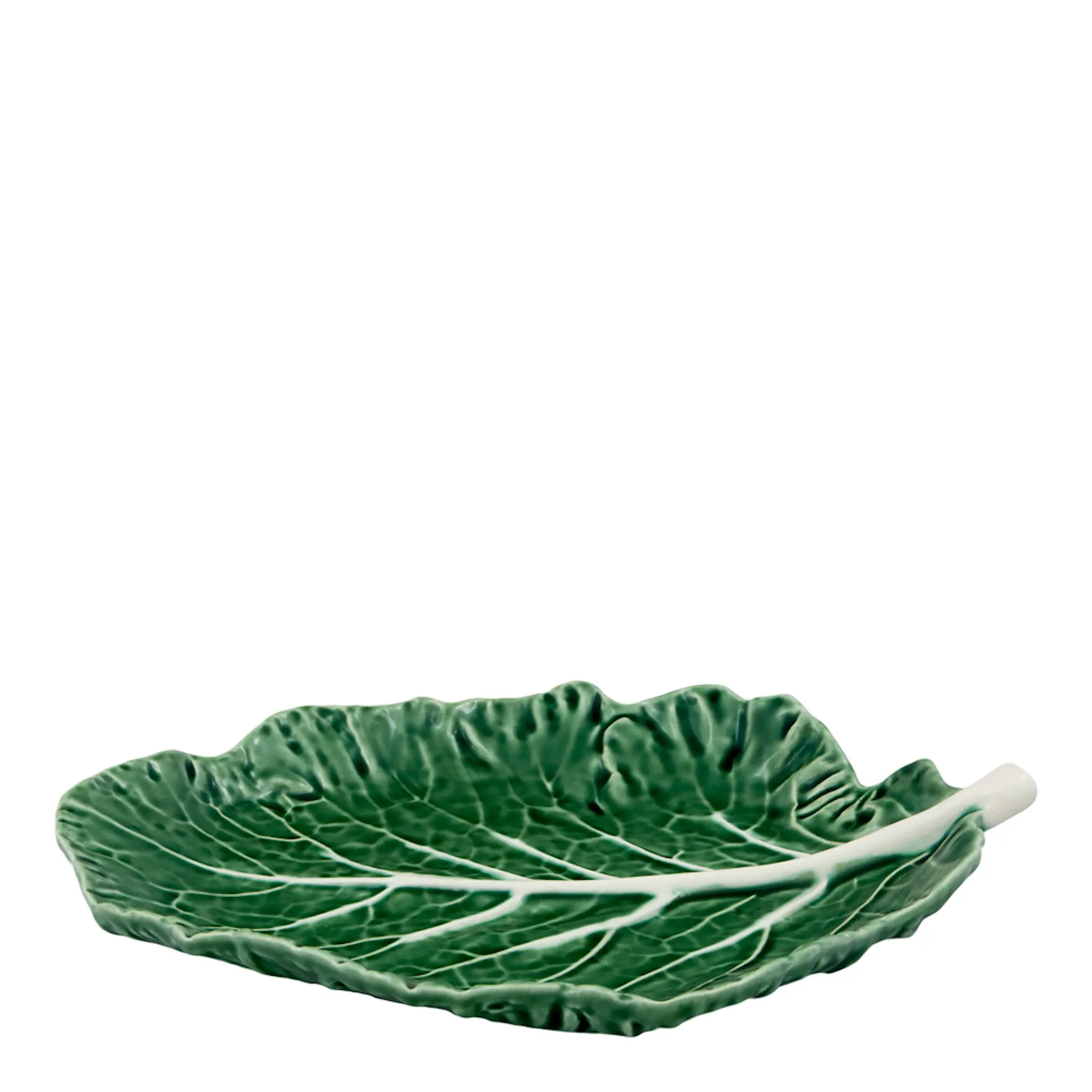 Bordallo Pinheiro Cabbage Fat Kålblad 28 cm Grön