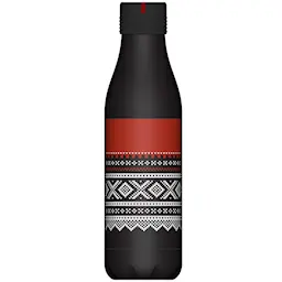 Les Artistes Bottle Up Design Termospullo 0,5L Musta/Punainen