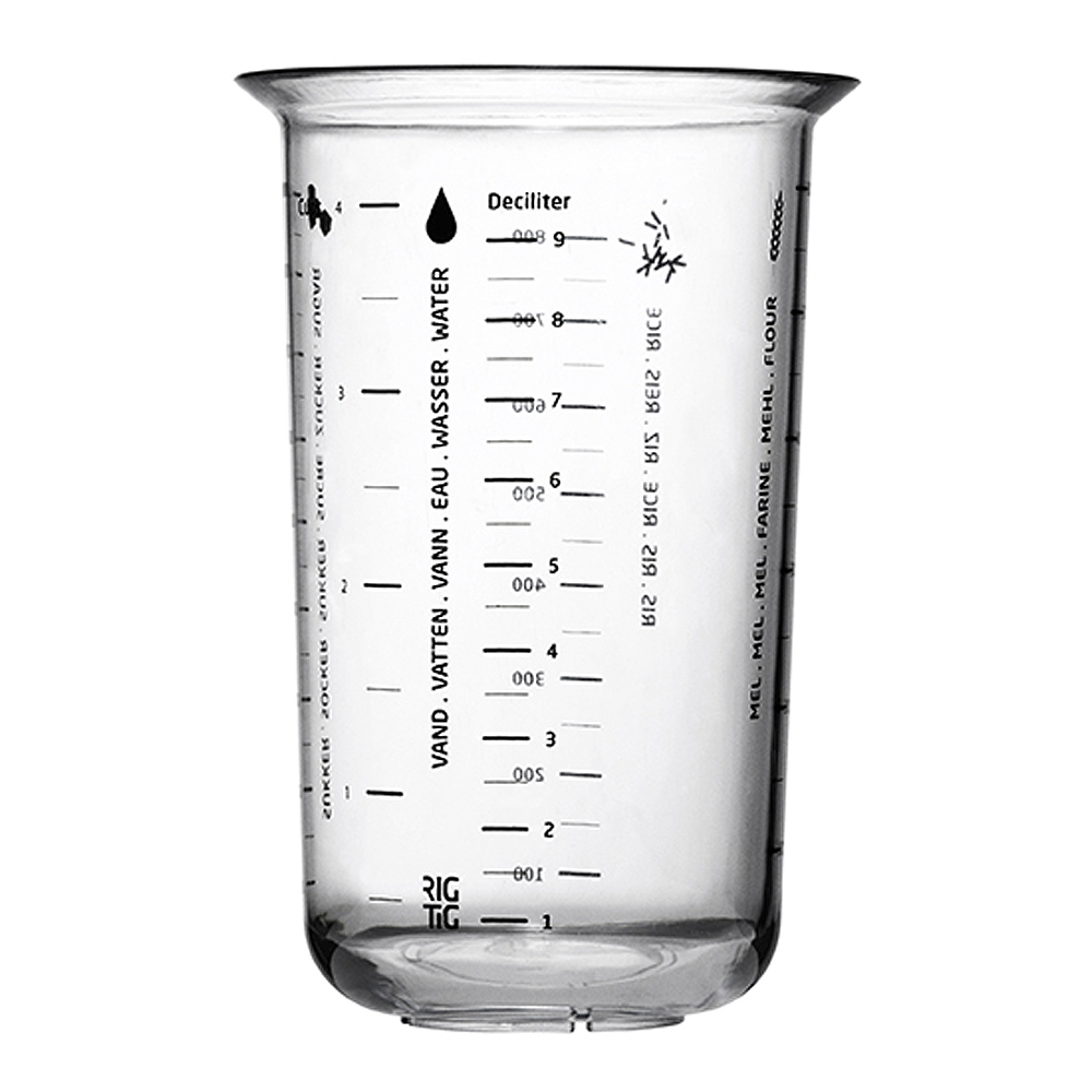RIG-TIG – Måttkanna Metriska & Amerikanska mått 1 L