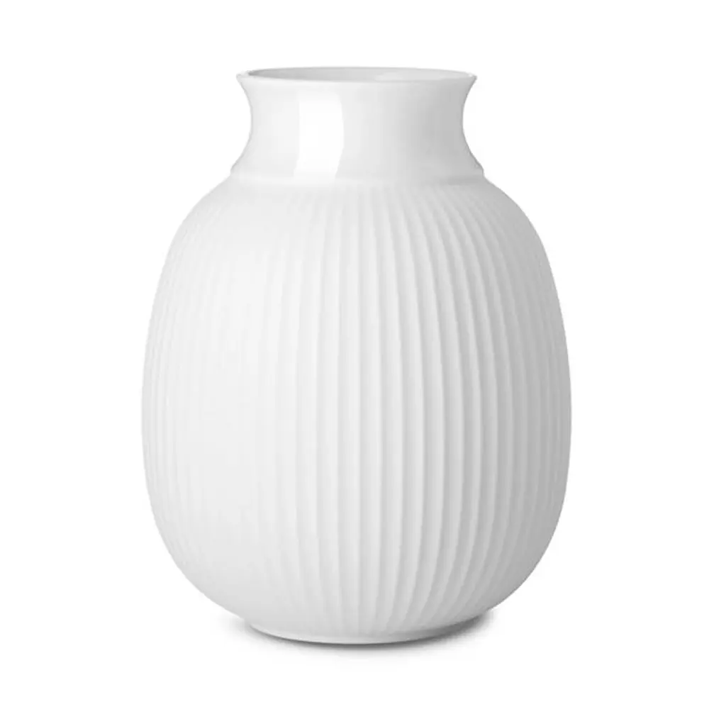 Curve vase 17,5 cm hvit
