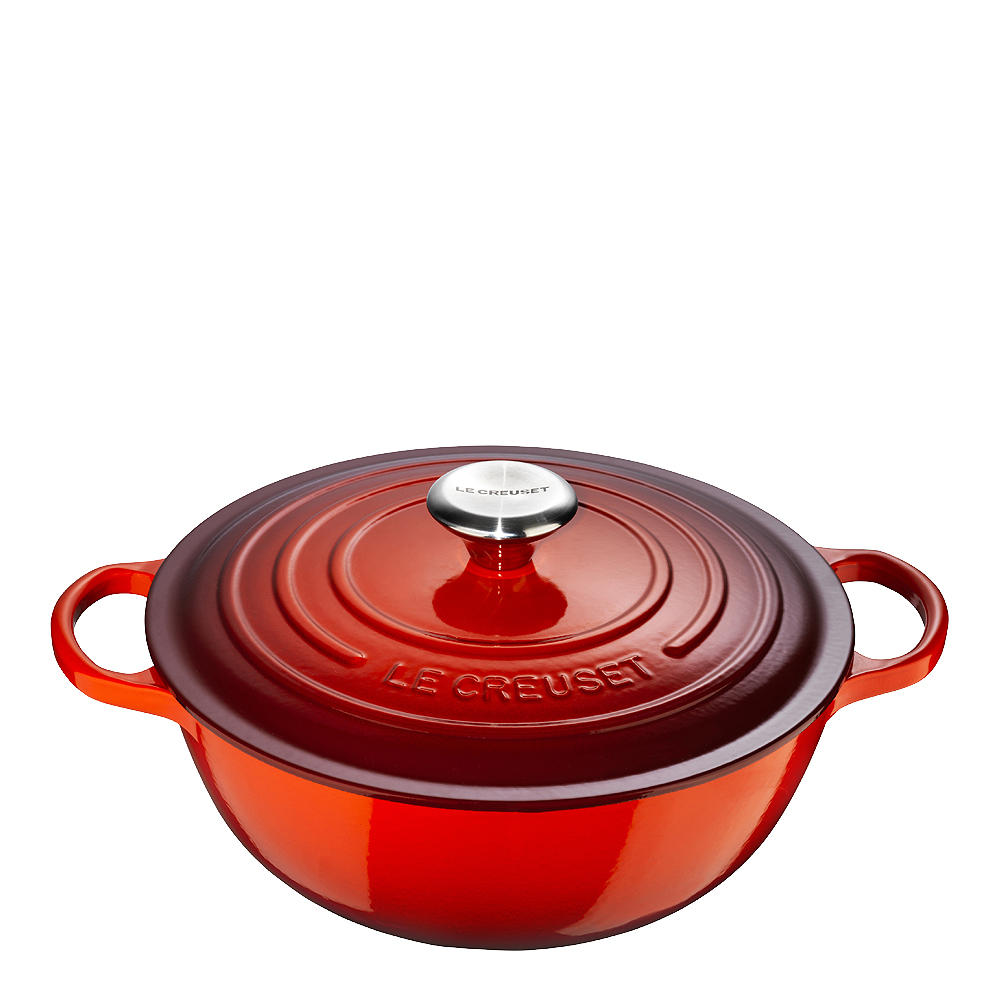 Le Creuset – Gjutjärnsgryta rund 32 cm 7 L Cerise