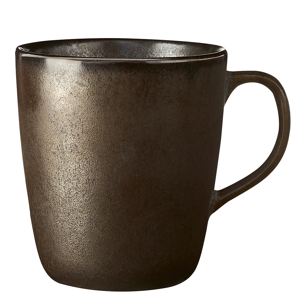 Aida – Raw Mugg med öra 35 cl Metallic Brown