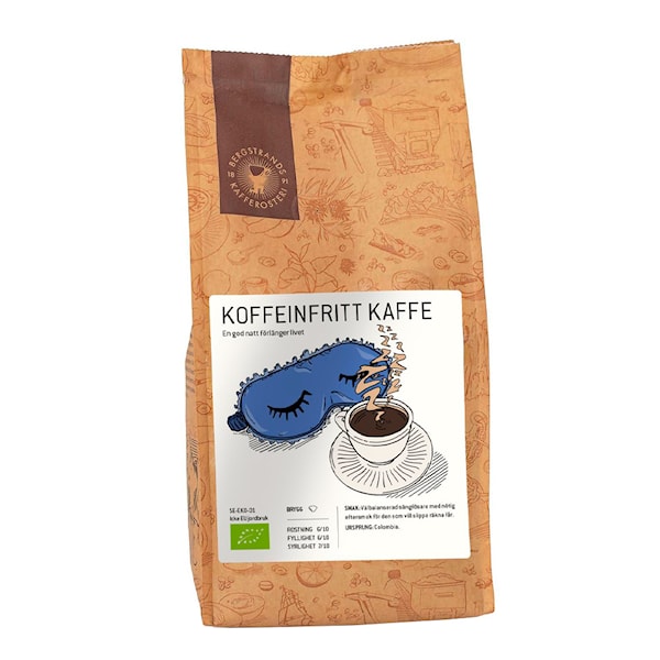Koffeinfritt Bryggmalet Kaffe EKO 250 g