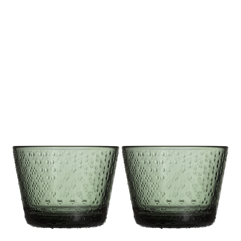 iittala – Tundra Glas 16 cl 2-pack Tallgrön