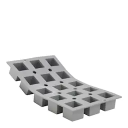 de Buyer Elastomoule silikonform for 15 kuber grå