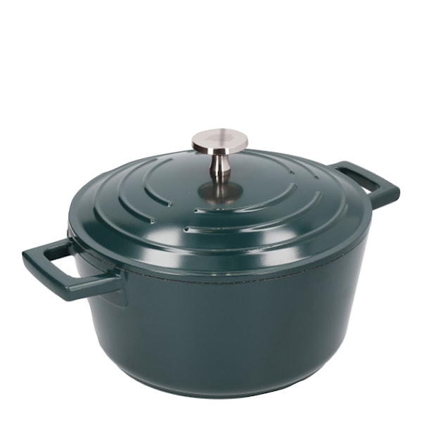 Cast Aluminium gryta 2,5 L hunter green