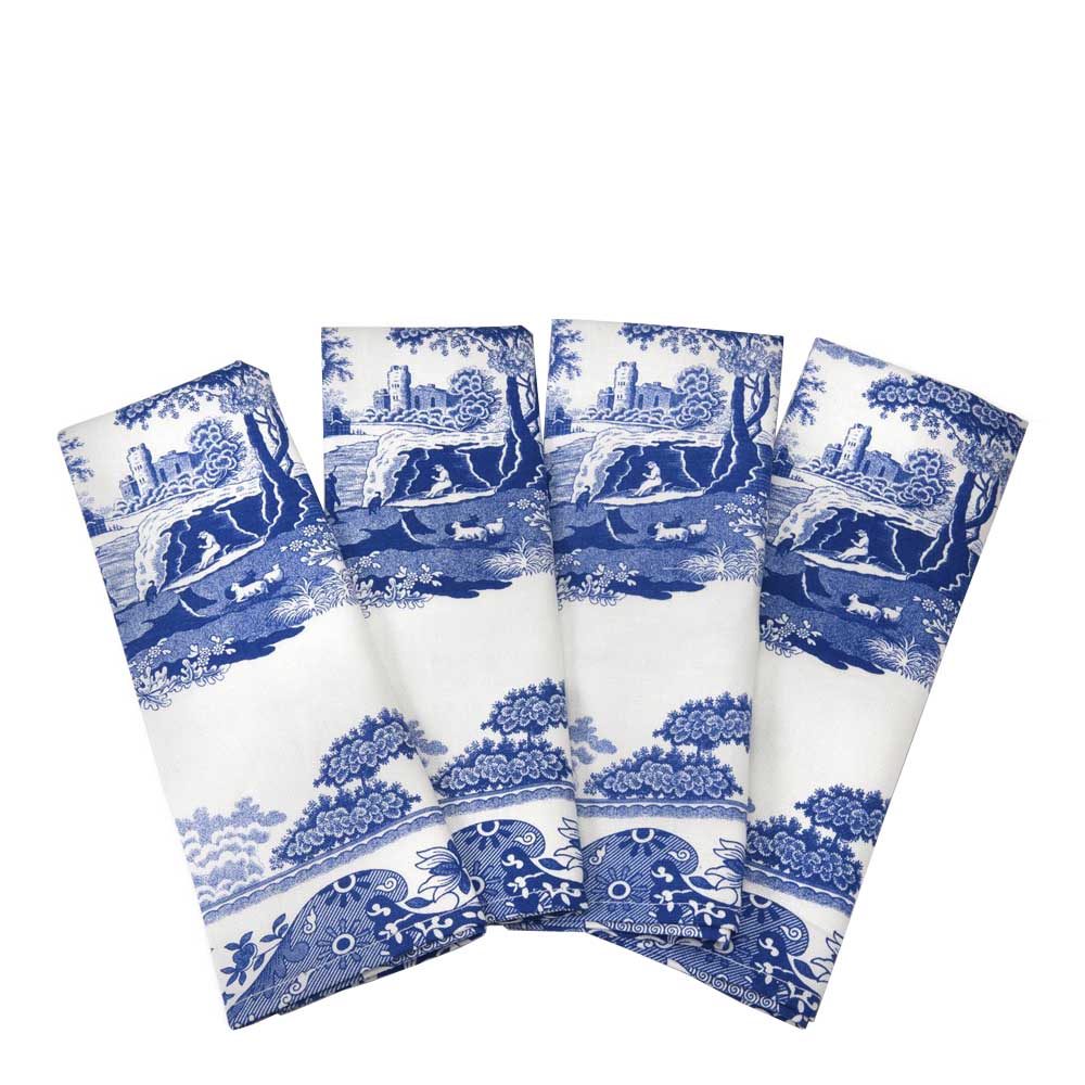 Spode – Blue Italian Servett 45×45 cm 4-pack