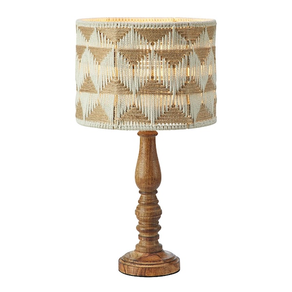 Ano bordslampa 45 cm beige/brun