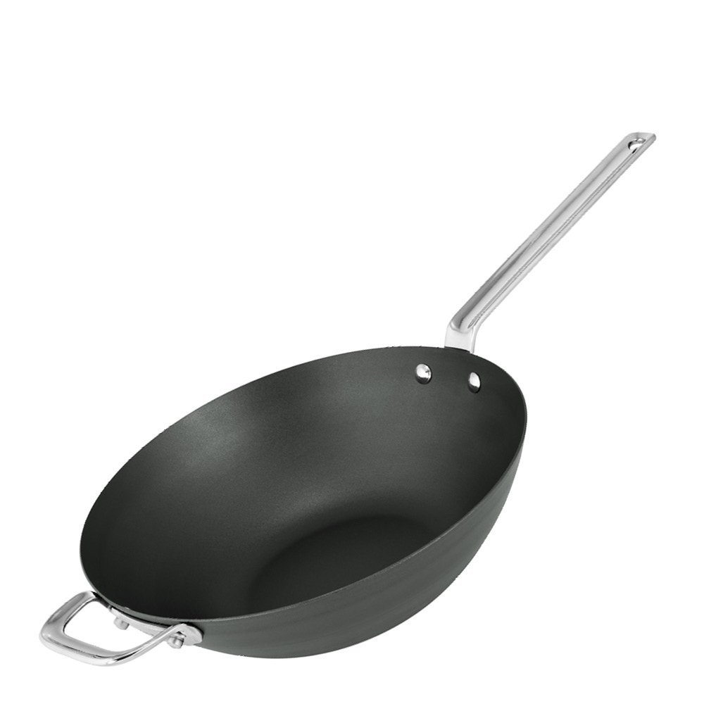 Läs mer om Scanpan - Black Iron wokpanna 30 cm svart