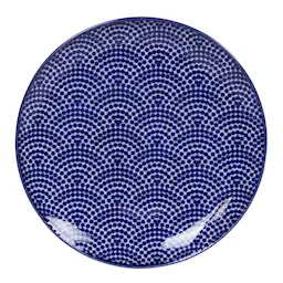 Tokyo Design Studio Nippon Blue Assiett 20 cm Dots