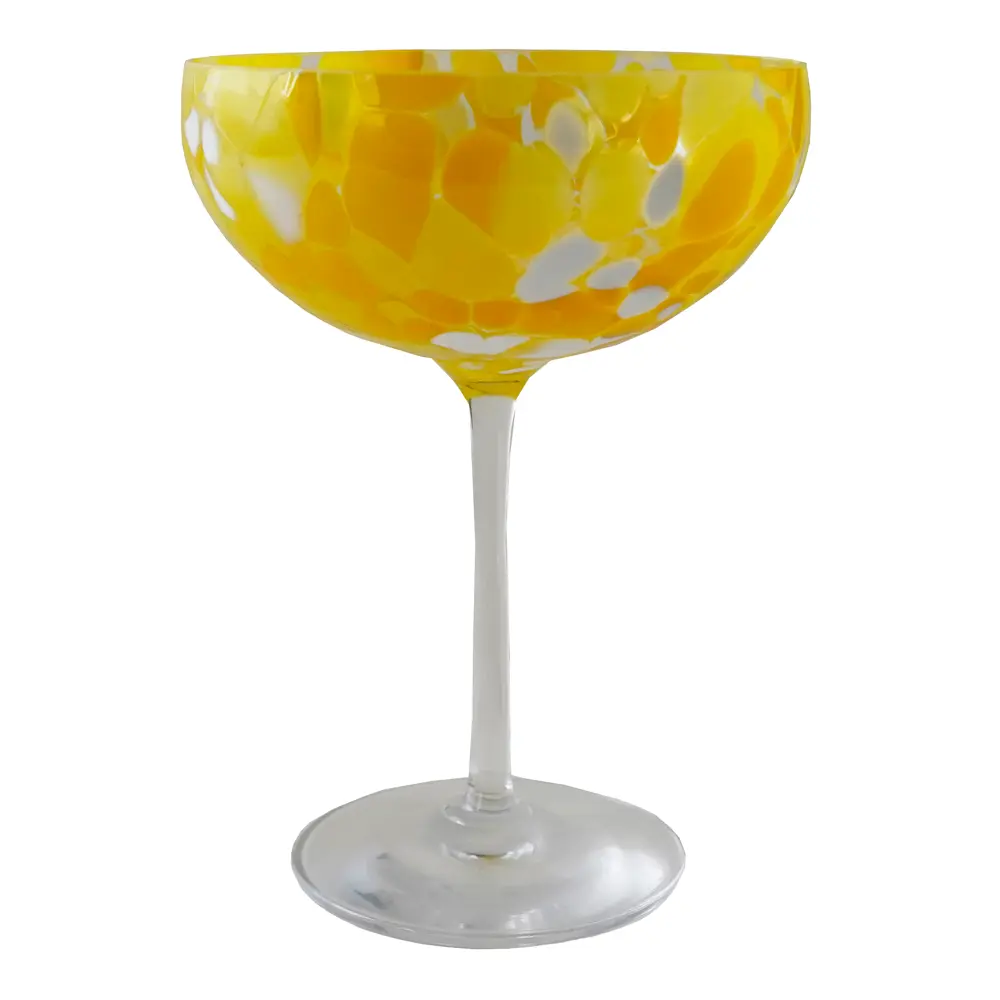 Swirl champagneglass 22 cl gul